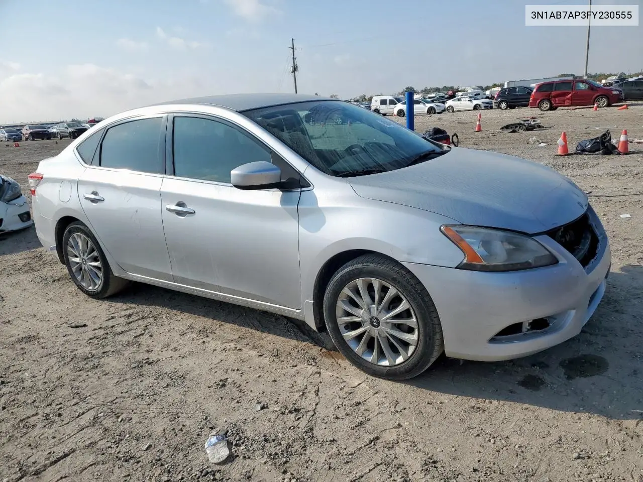 3N1AB7AP3FY230555 2015 Nissan Sentra S