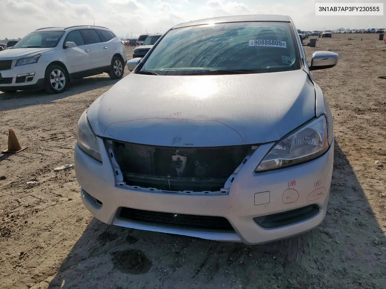 3N1AB7AP3FY230555 2015 Nissan Sentra S
