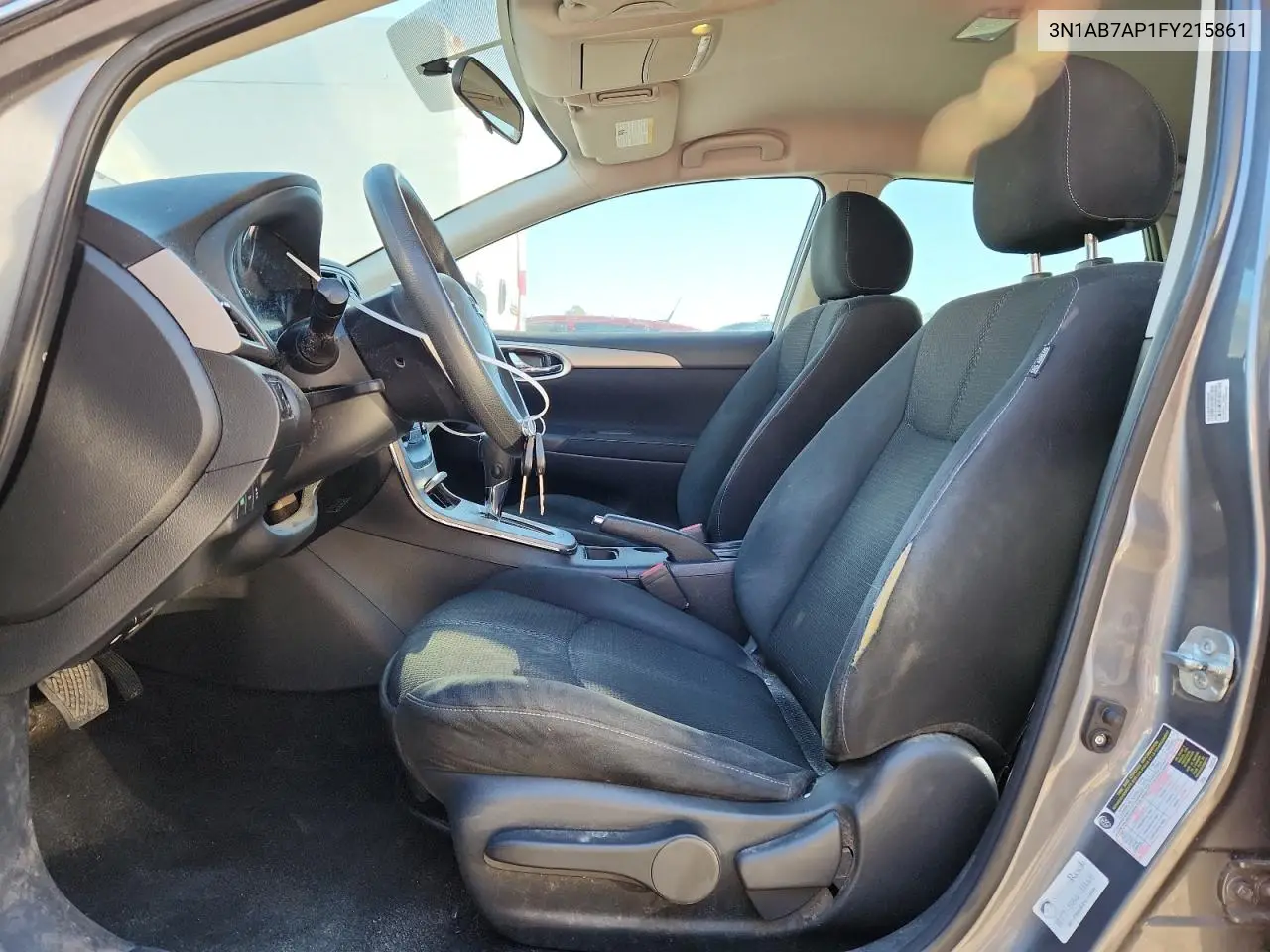 3N1AB7AP1FY215861 2015 Nissan Sentra S