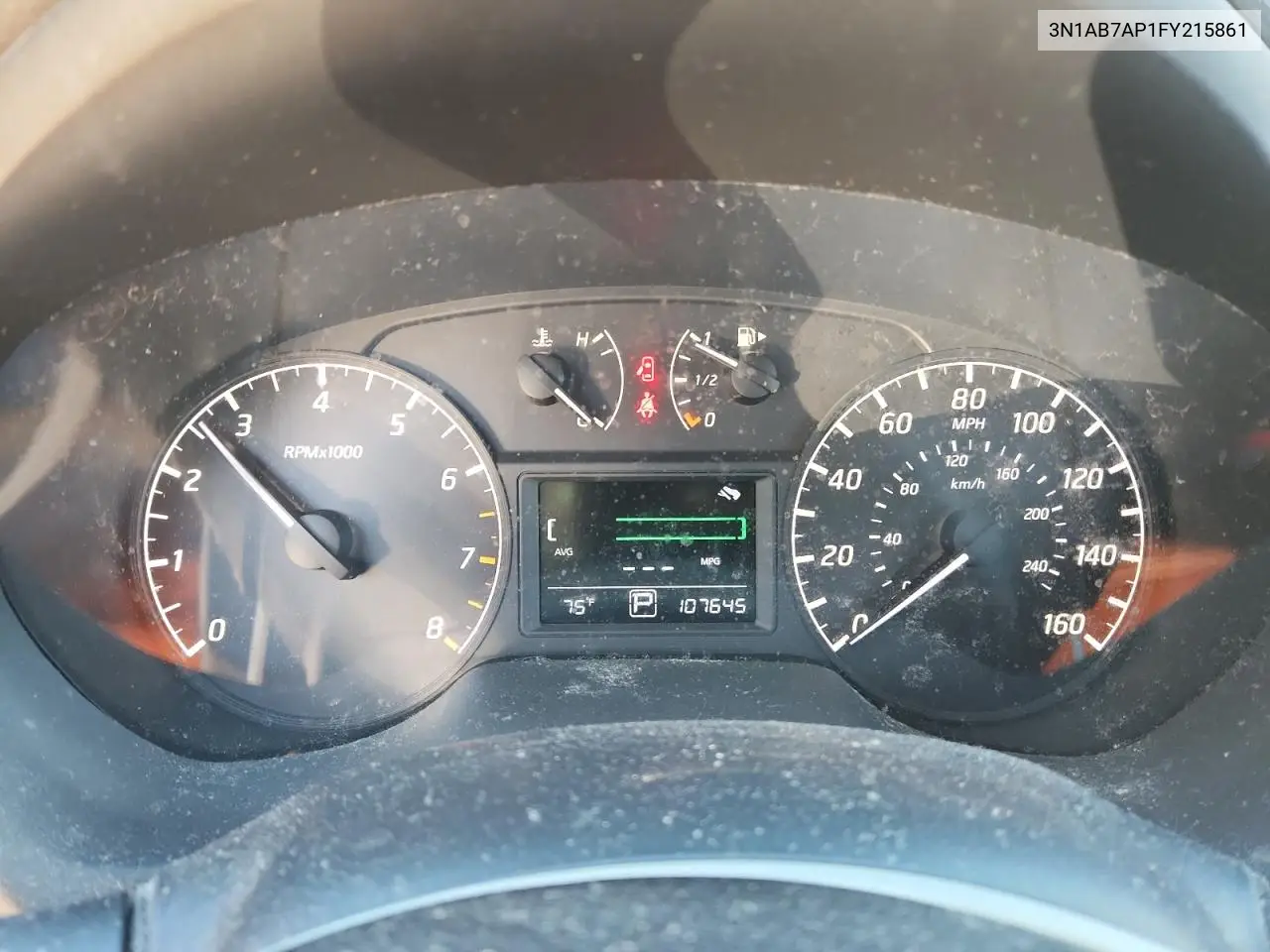 3N1AB7AP1FY215861 2015 Nissan Sentra S