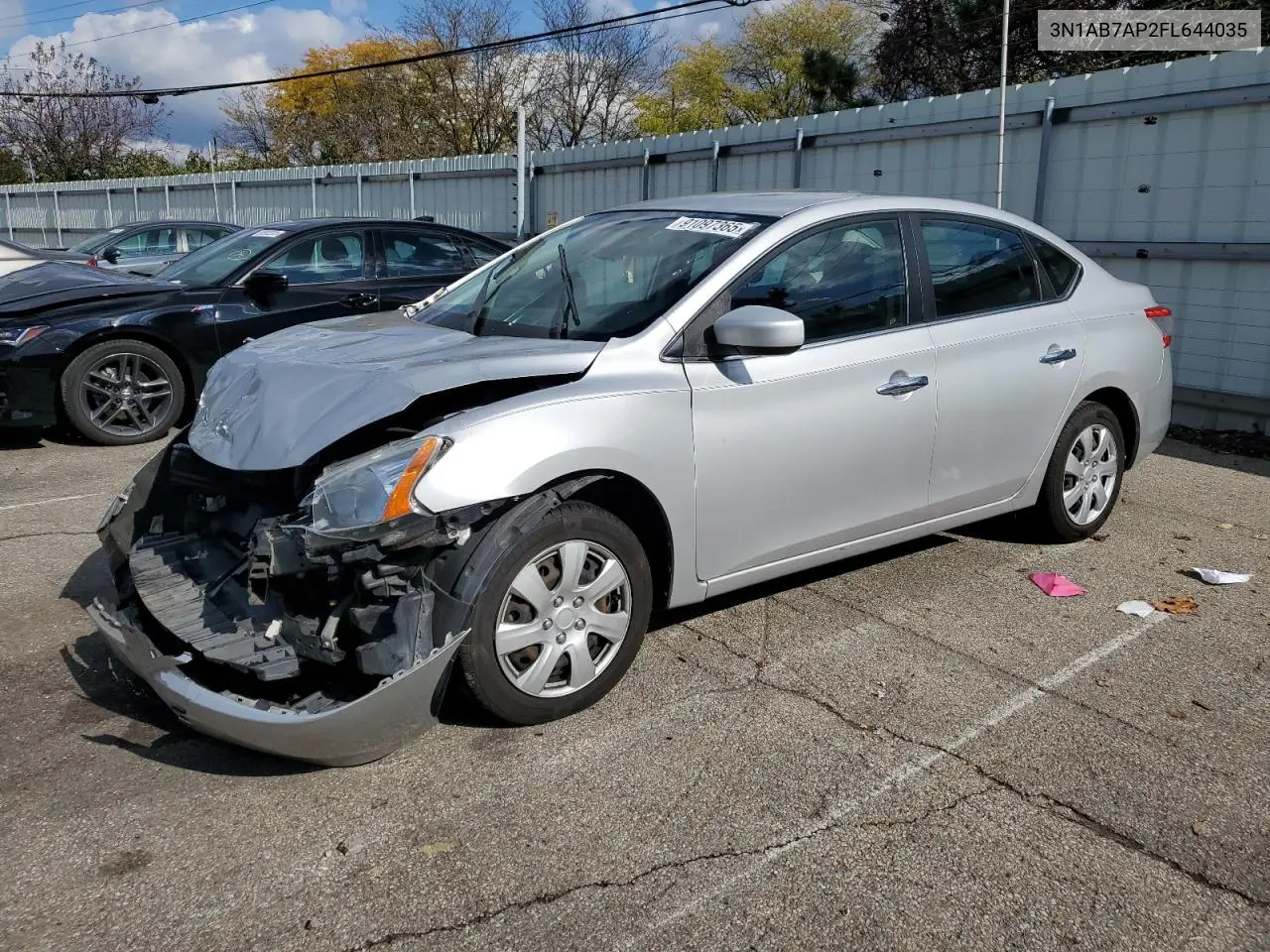 3N1AB7AP2FL644035 2015 Nissan Sentra S