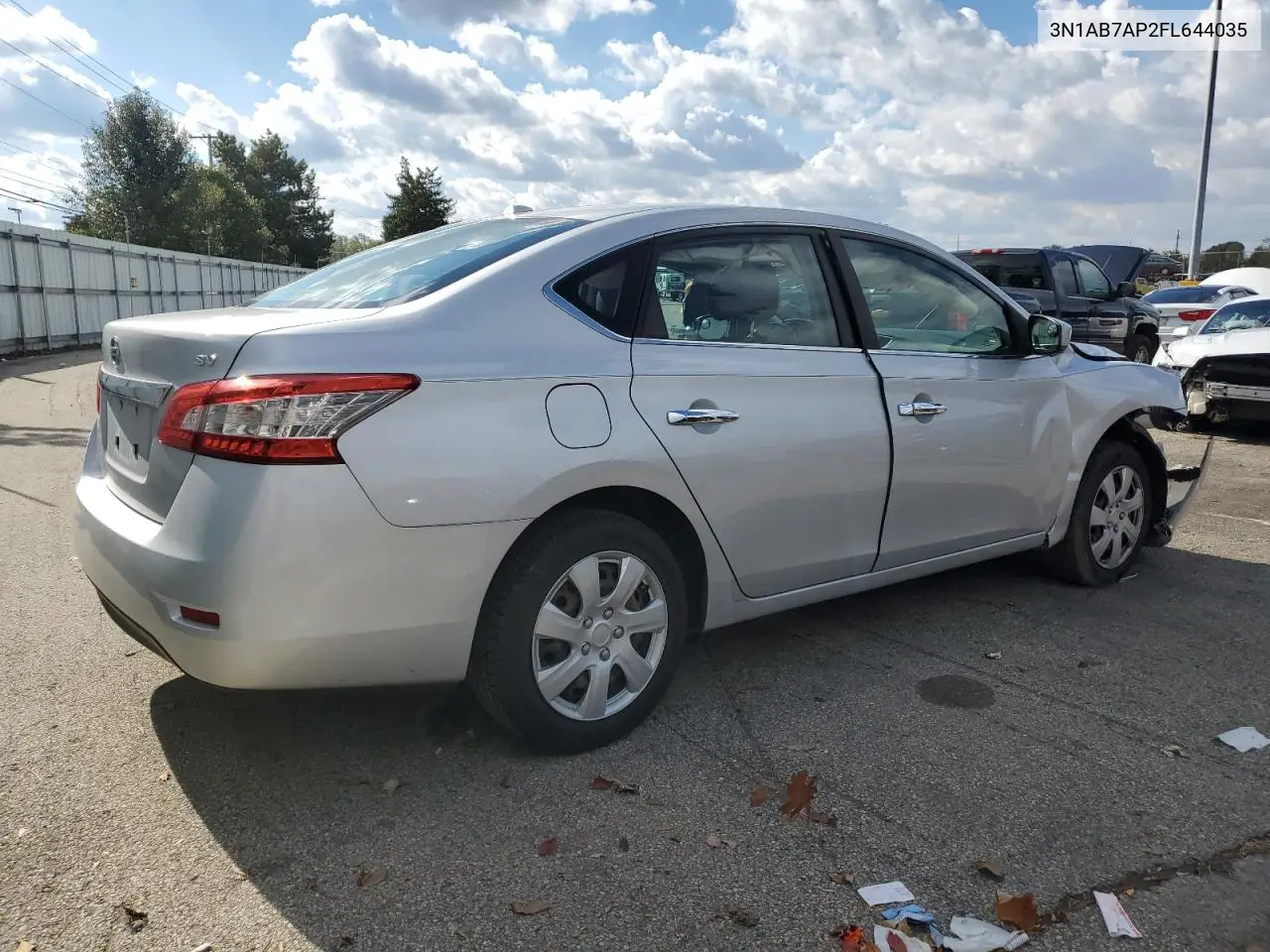 3N1AB7AP2FL644035 2015 Nissan Sentra S