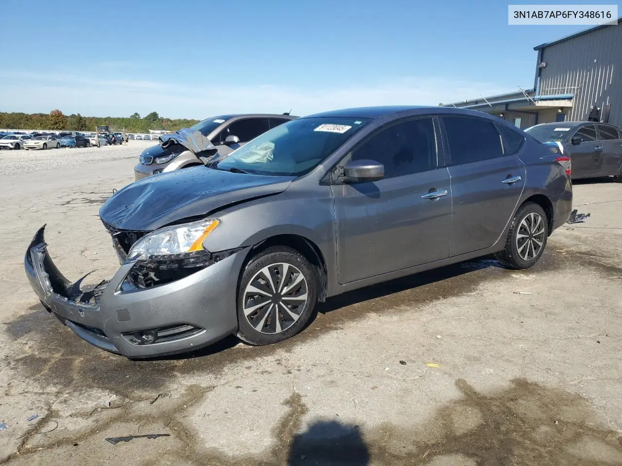 3N1AB7AP6FY348616 2015 Nissan Sentra S