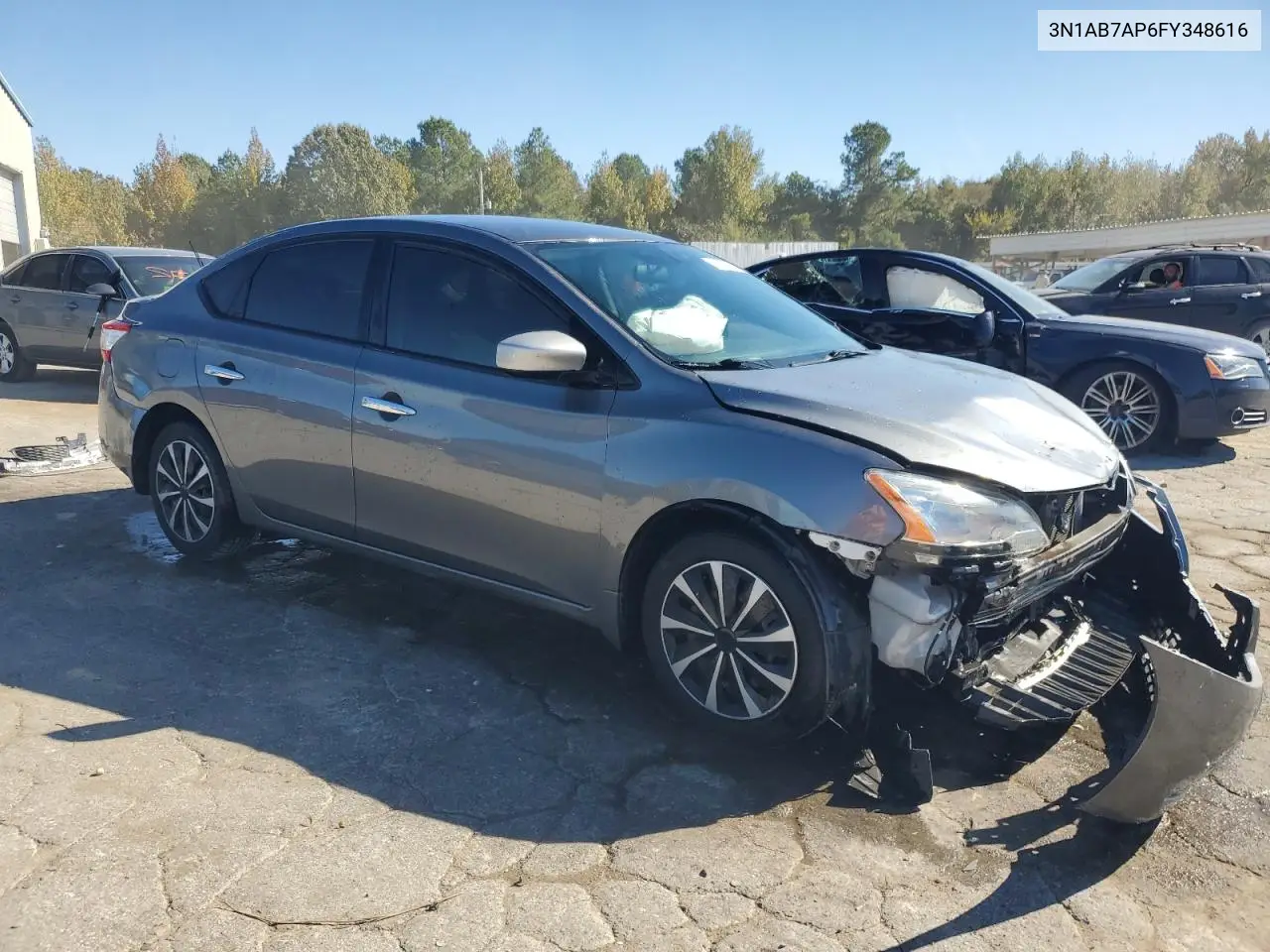 3N1AB7AP6FY348616 2015 Nissan Sentra S