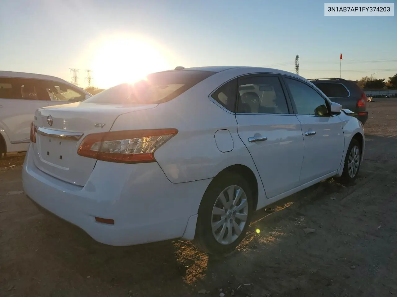 3N1AB7AP1FY374203 2015 Nissan Sentra S