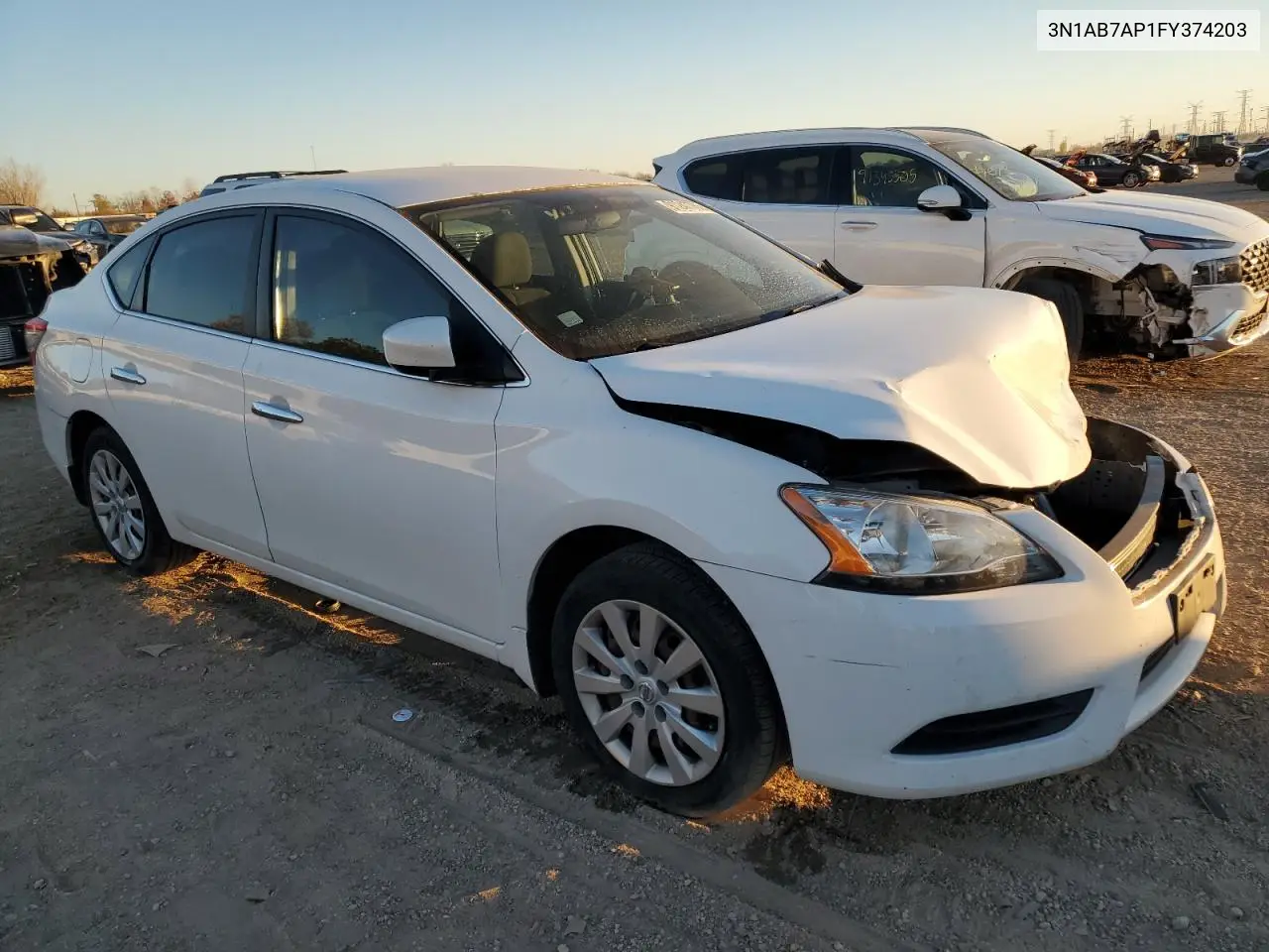 3N1AB7AP1FY374203 2015 Nissan Sentra S