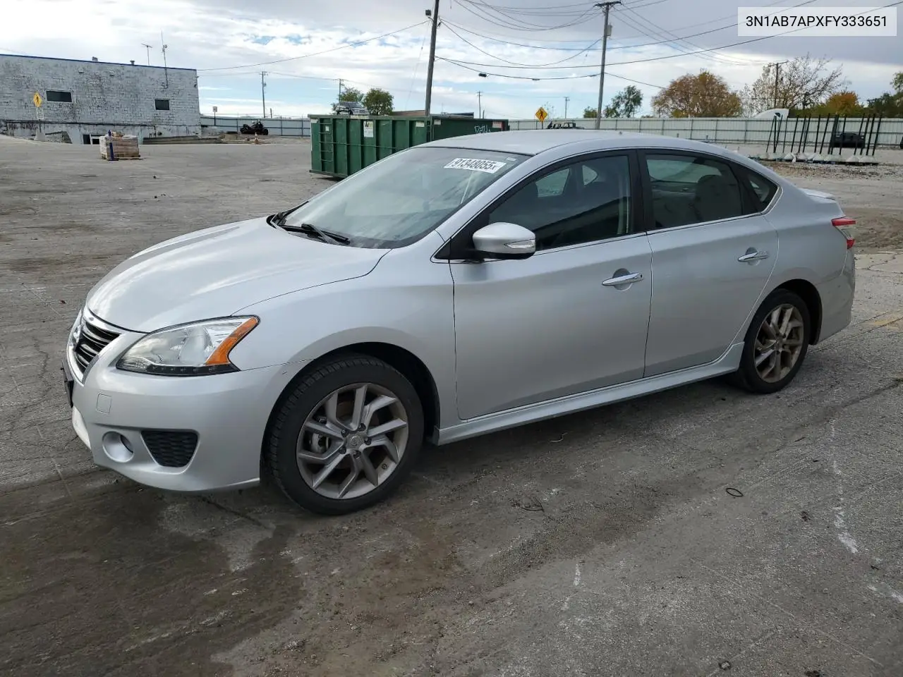3N1AB7APXFY333651 2015 Nissan Sentra S