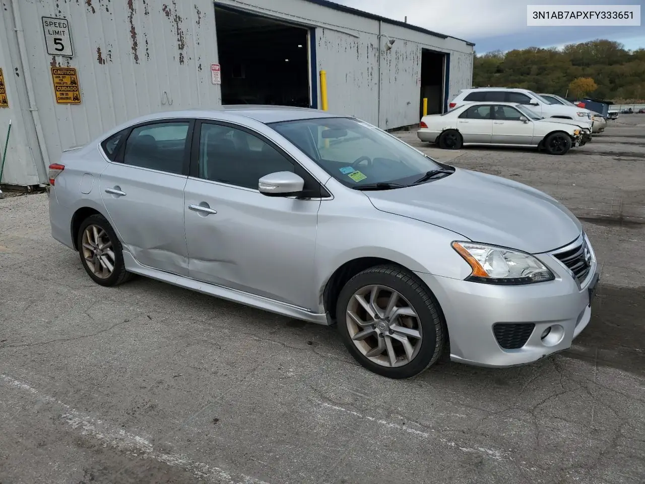 3N1AB7APXFY333651 2015 Nissan Sentra S