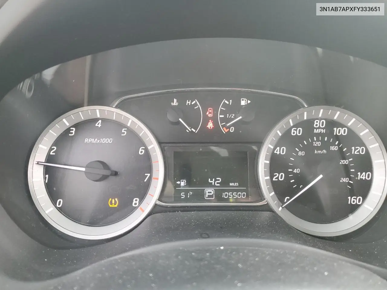 3N1AB7APXFY333651 2015 Nissan Sentra S