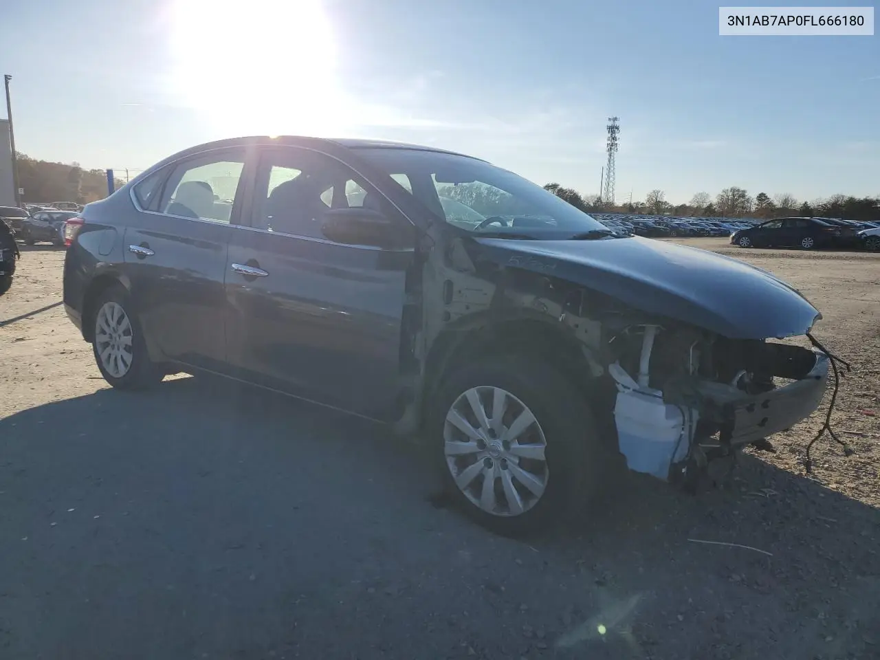 3N1AB7AP0FL666180 2015 Nissan Sentra S