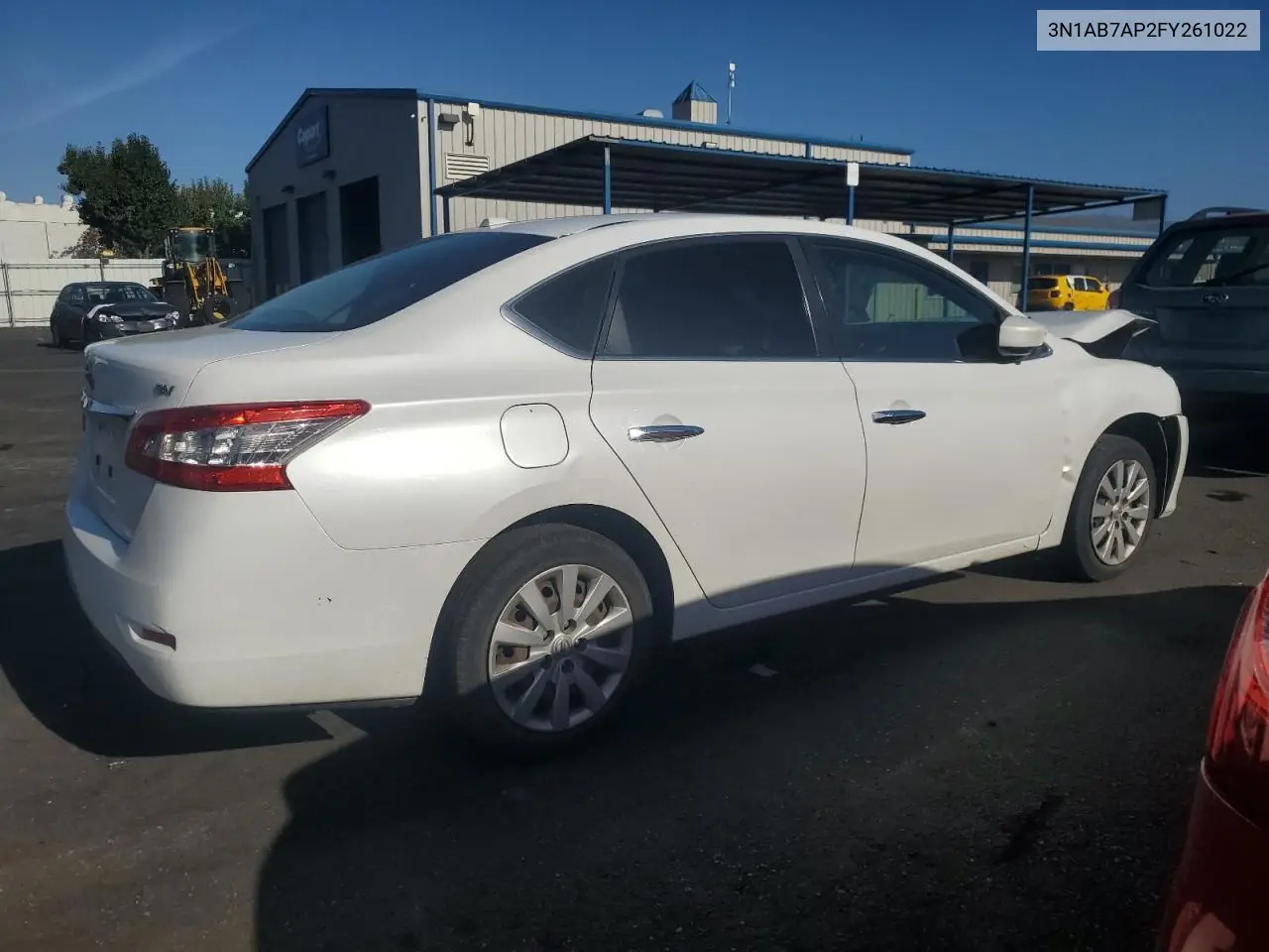 3N1AB7AP2FY261022 2015 Nissan Sentra S