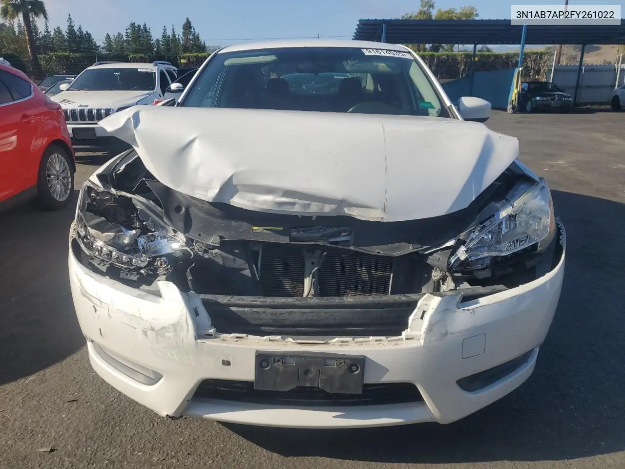 3N1AB7AP2FY261022 2015 Nissan Sentra S