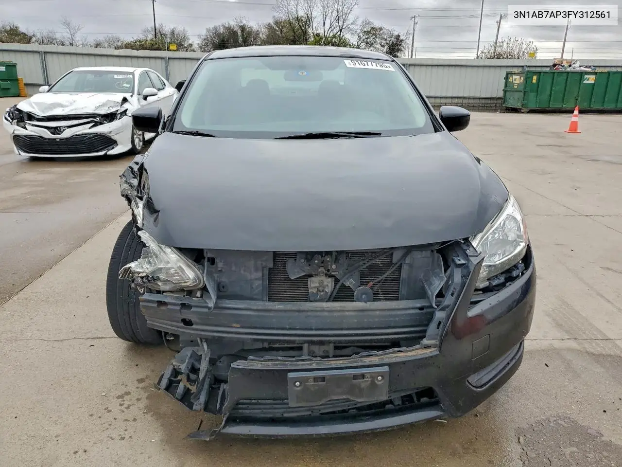 3N1AB7AP3FY312561 2015 Nissan Sentra S