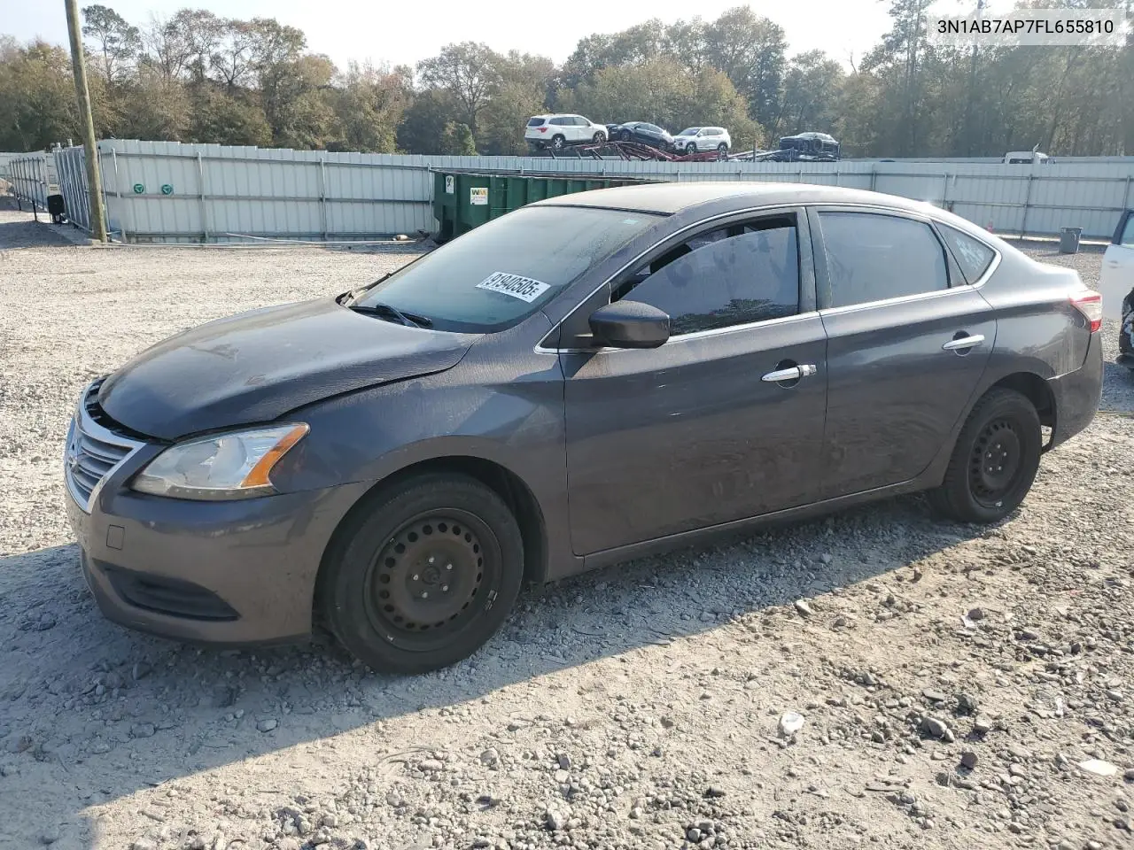 3N1AB7AP7FL655810 2015 Nissan Sentra S