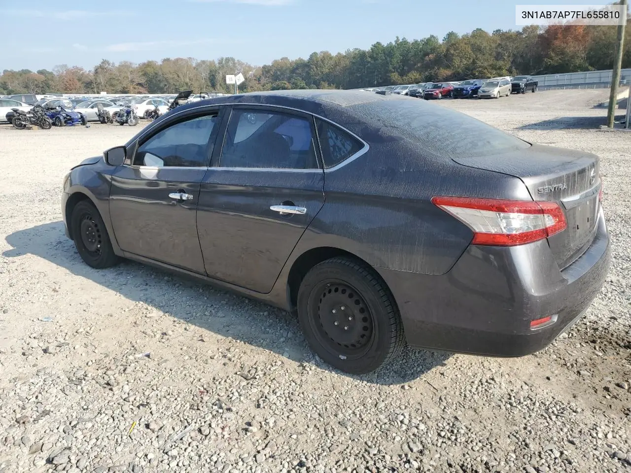 3N1AB7AP7FL655810 2015 Nissan Sentra S