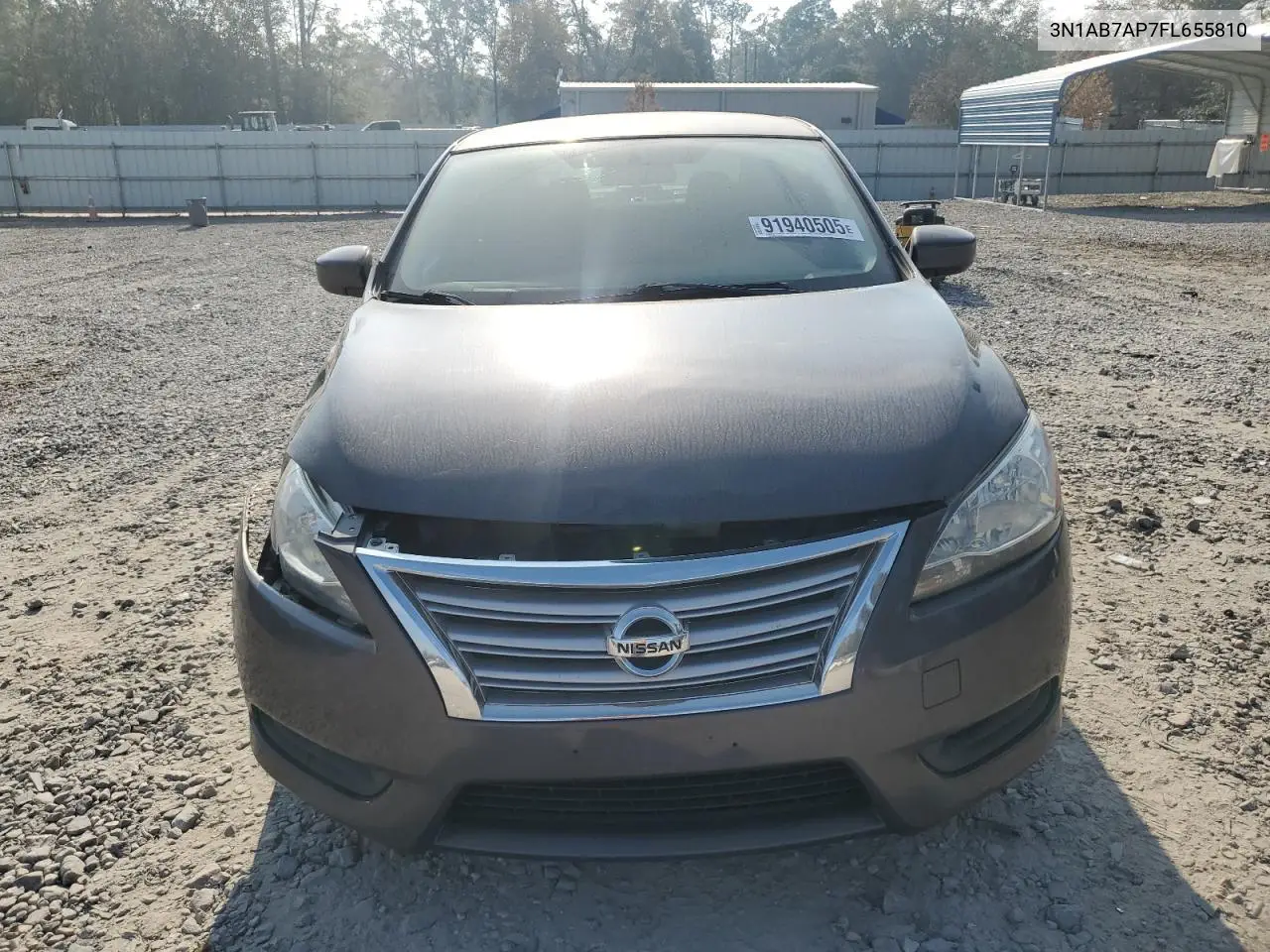 3N1AB7AP7FL655810 2015 Nissan Sentra S