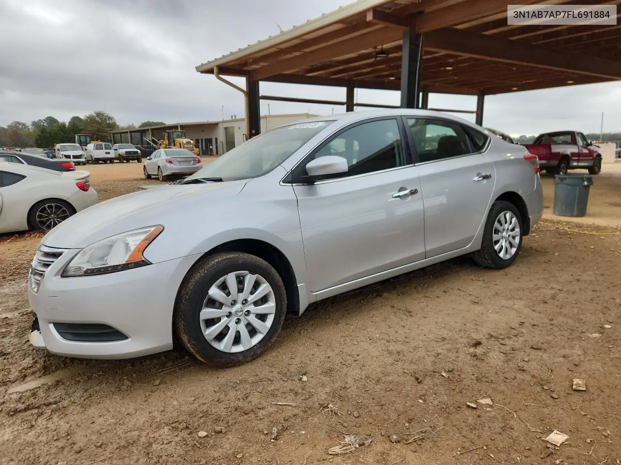 3N1AB7AP7FL691884 2015 Nissan Sentra S