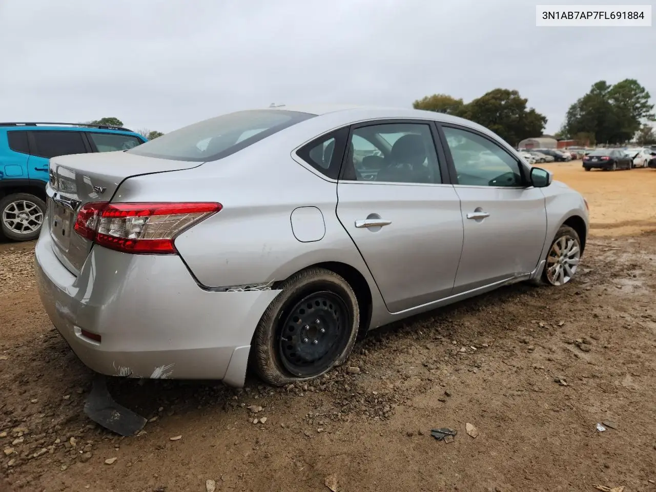 3N1AB7AP7FL691884 2015 Nissan Sentra S