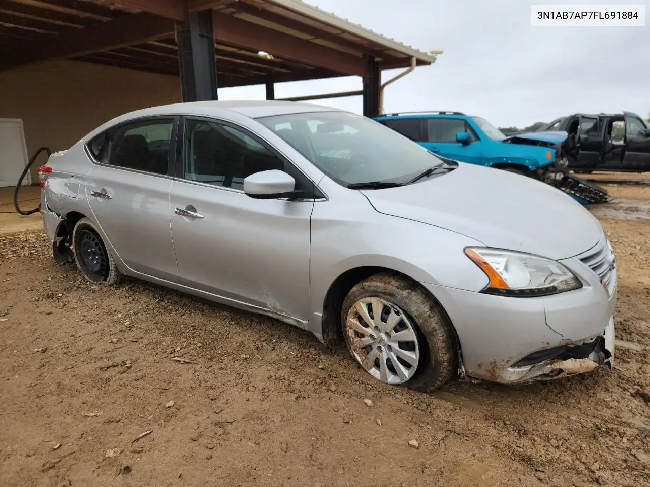 3N1AB7AP7FL691884 2015 Nissan Sentra S