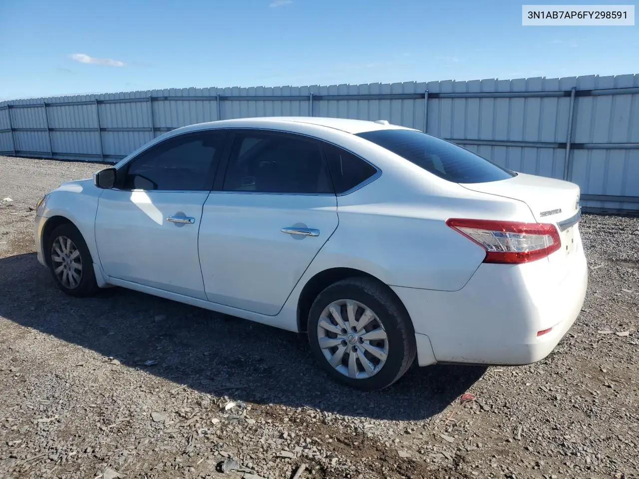 3N1AB7AP6FY298591 2015 Nissan Sentra S