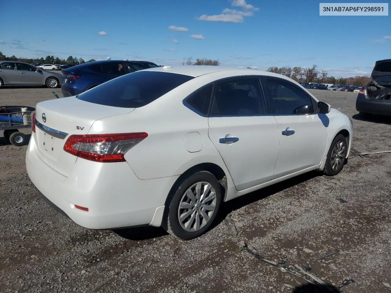3N1AB7AP6FY298591 2015 Nissan Sentra S