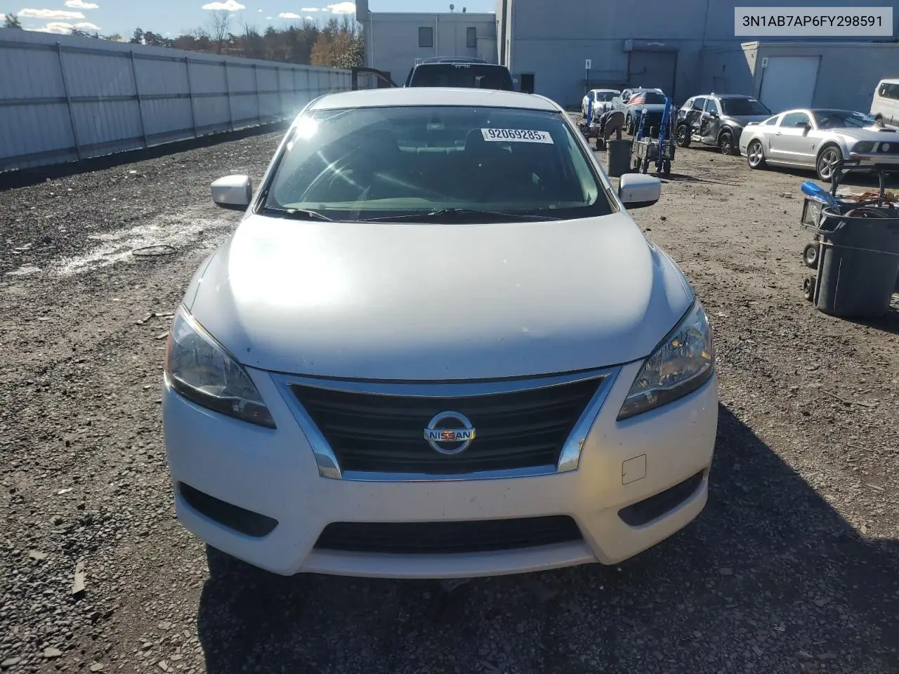 3N1AB7AP6FY298591 2015 Nissan Sentra S
