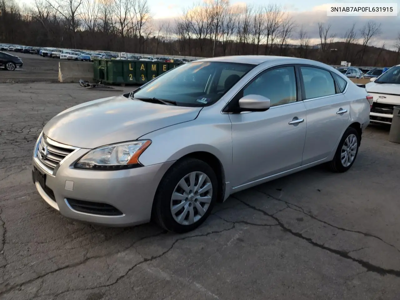 3N1AB7AP0FL631915 2015 Nissan Sentra S