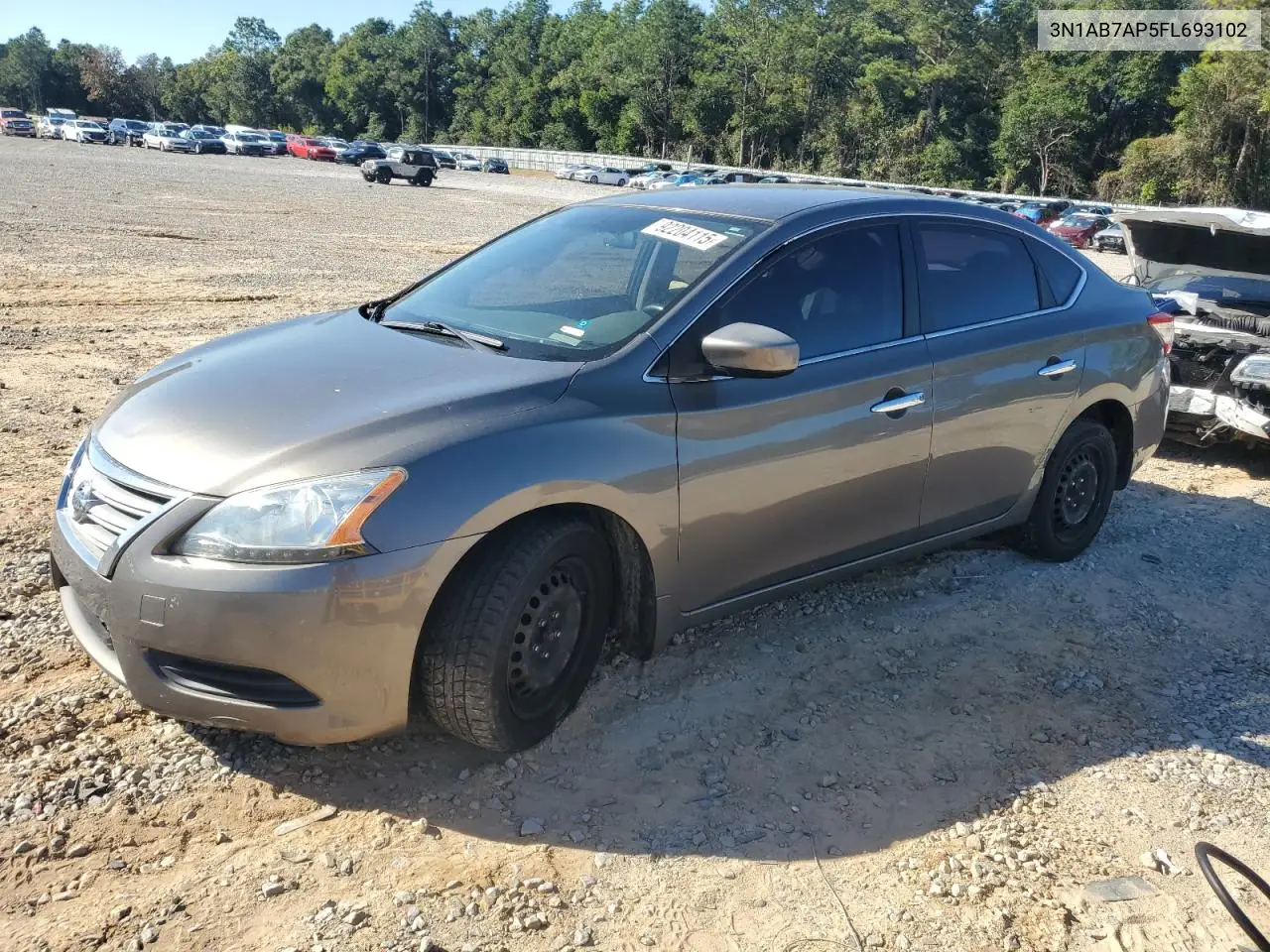3N1AB7AP5FL693102 2015 Nissan Sentra S