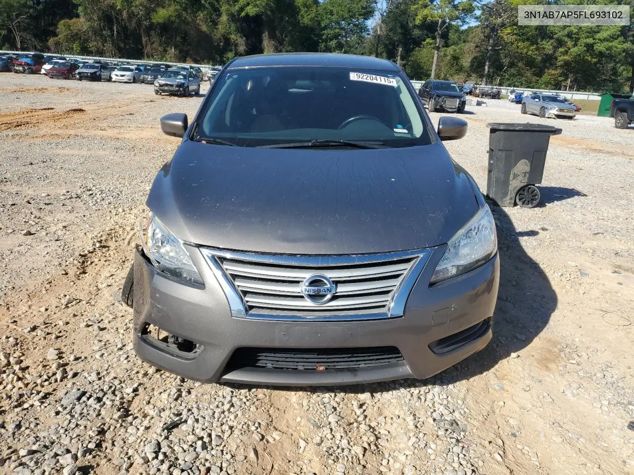 3N1AB7AP5FL693102 2015 Nissan Sentra S