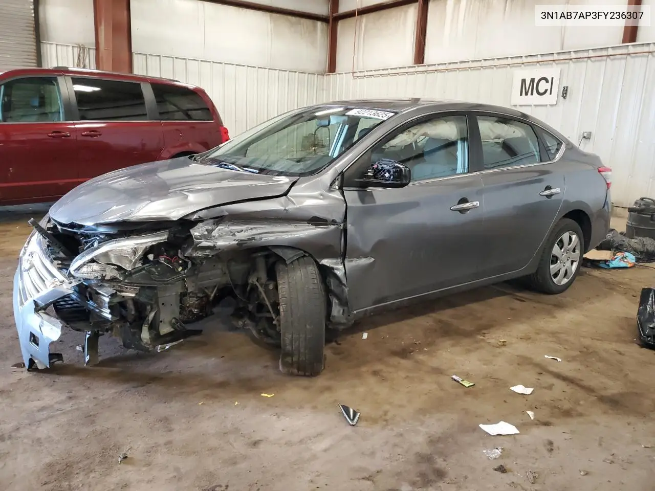 3N1AB7AP3FY236307 2015 Nissan Sentra S