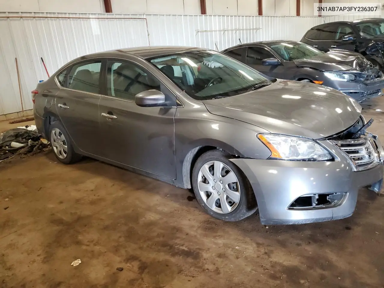 3N1AB7AP3FY236307 2015 Nissan Sentra S