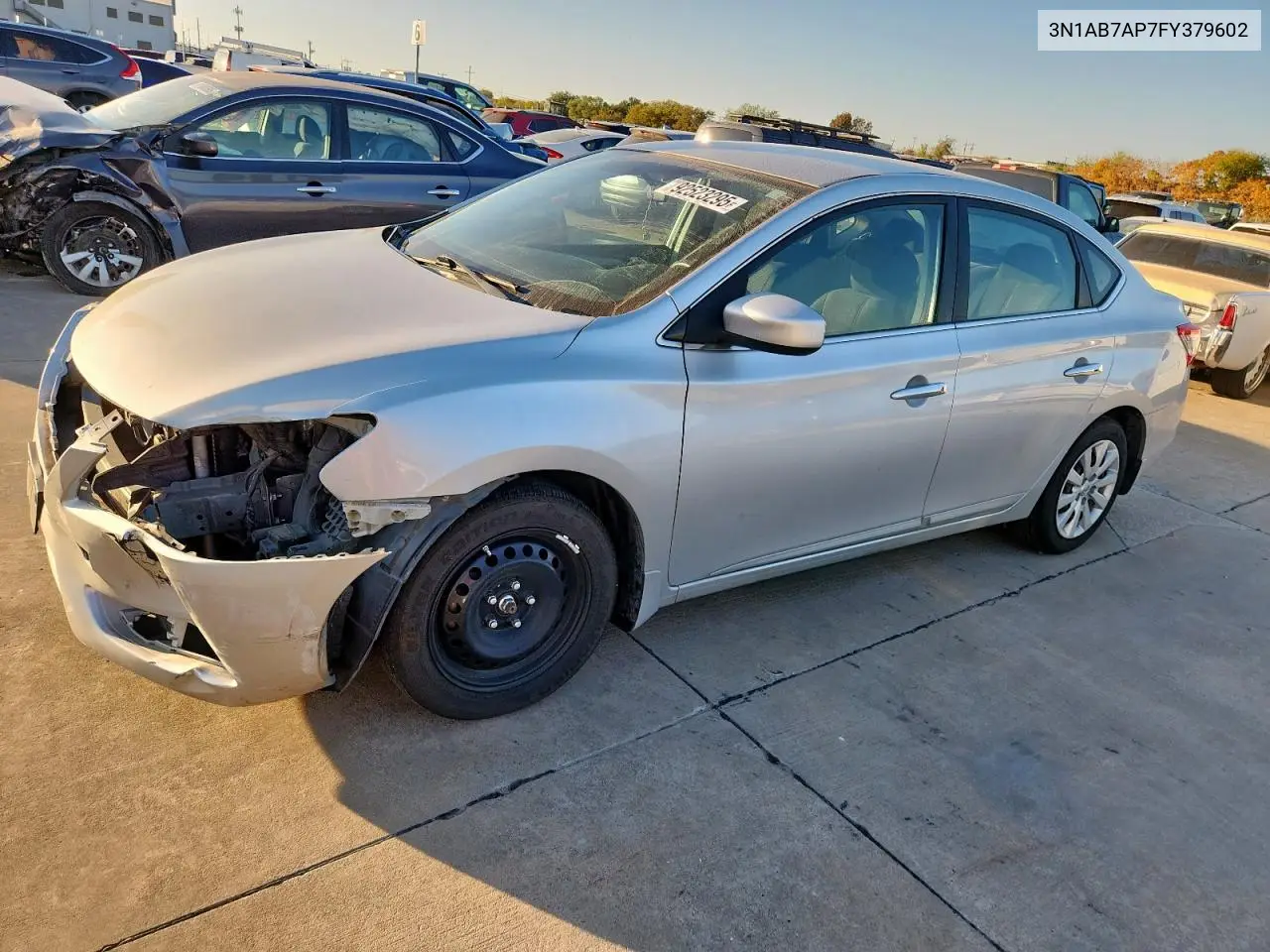 3N1AB7AP7FY379602 2015 Nissan Sentra S