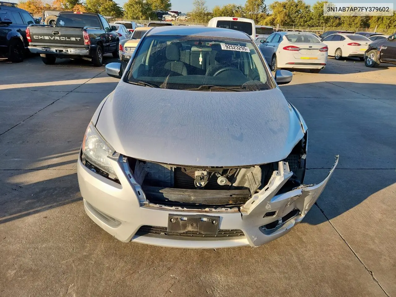 3N1AB7AP7FY379602 2015 Nissan Sentra S