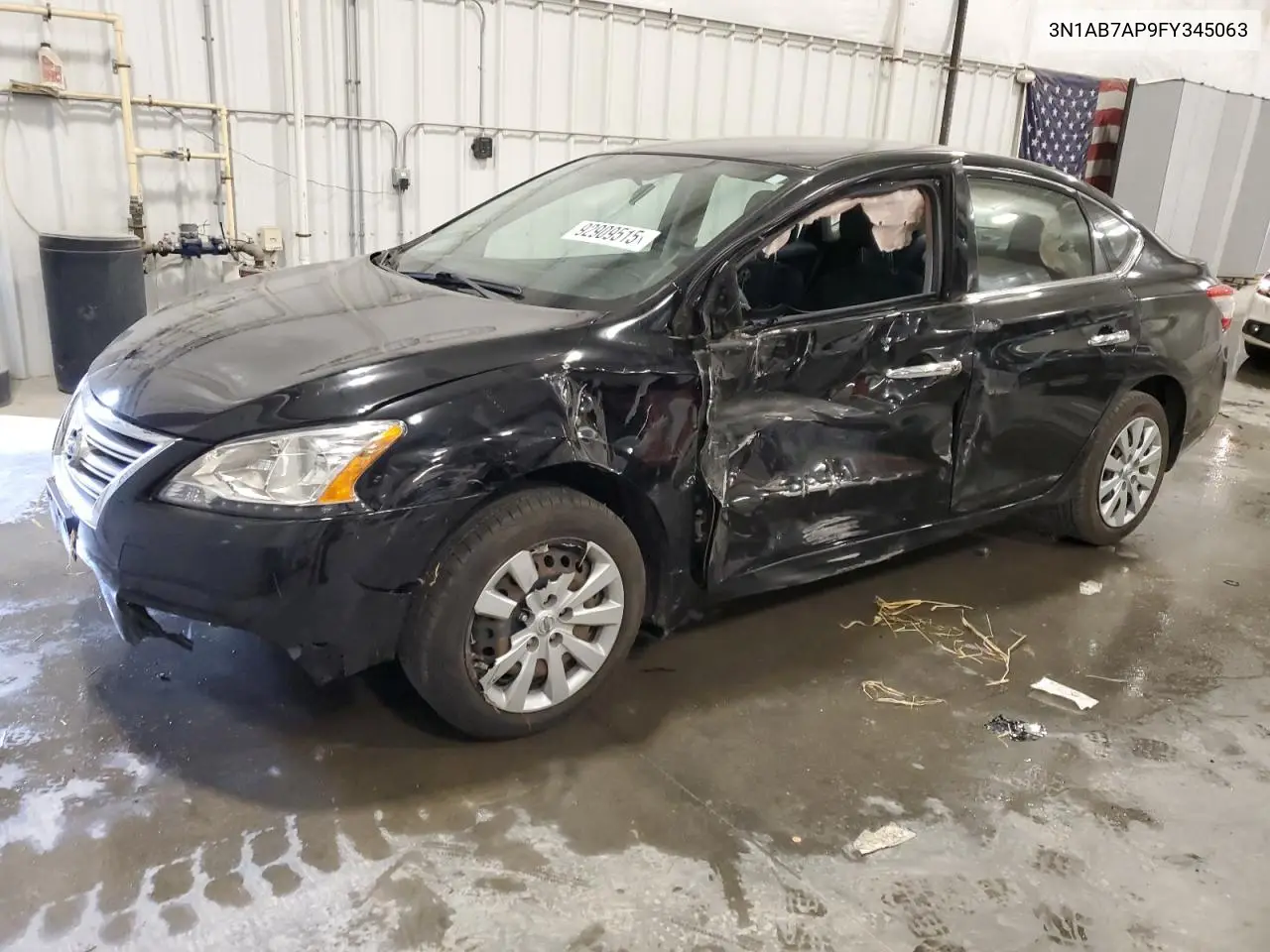 3N1AB7AP9FY345063 2015 Nissan Sentra S