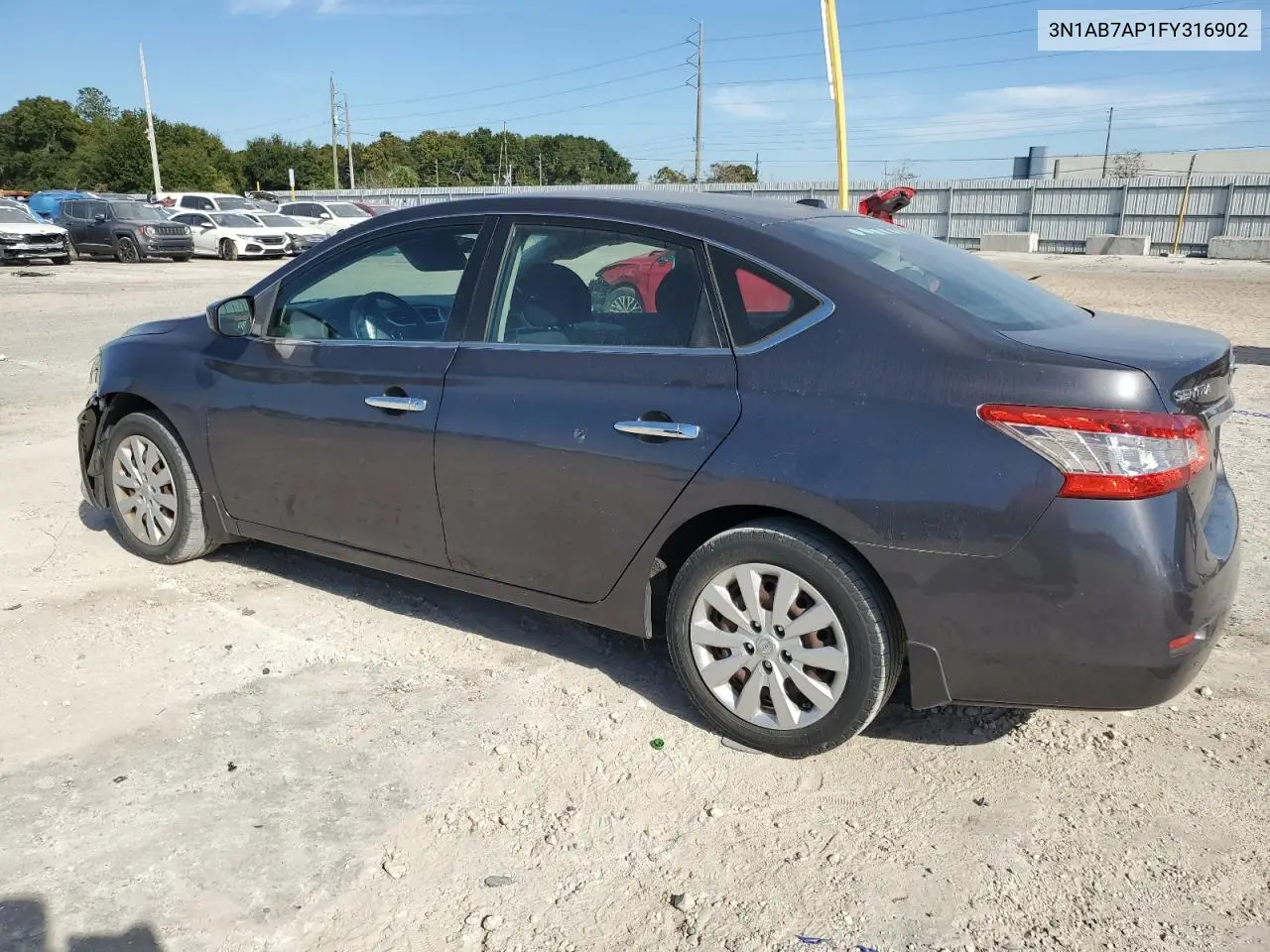 3N1AB7AP1FY316902 2015 Nissan Sentra S