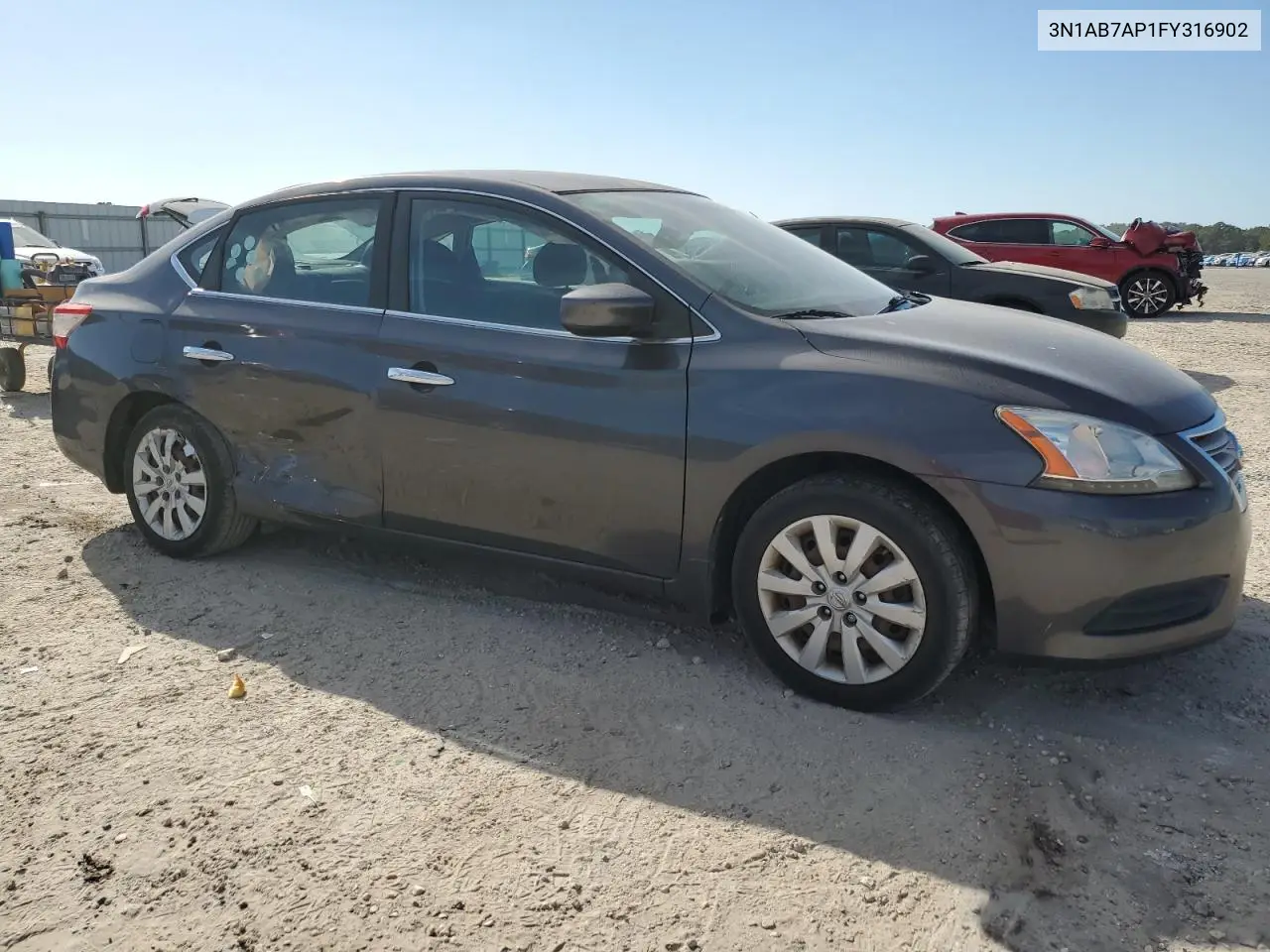 3N1AB7AP1FY316902 2015 Nissan Sentra S
