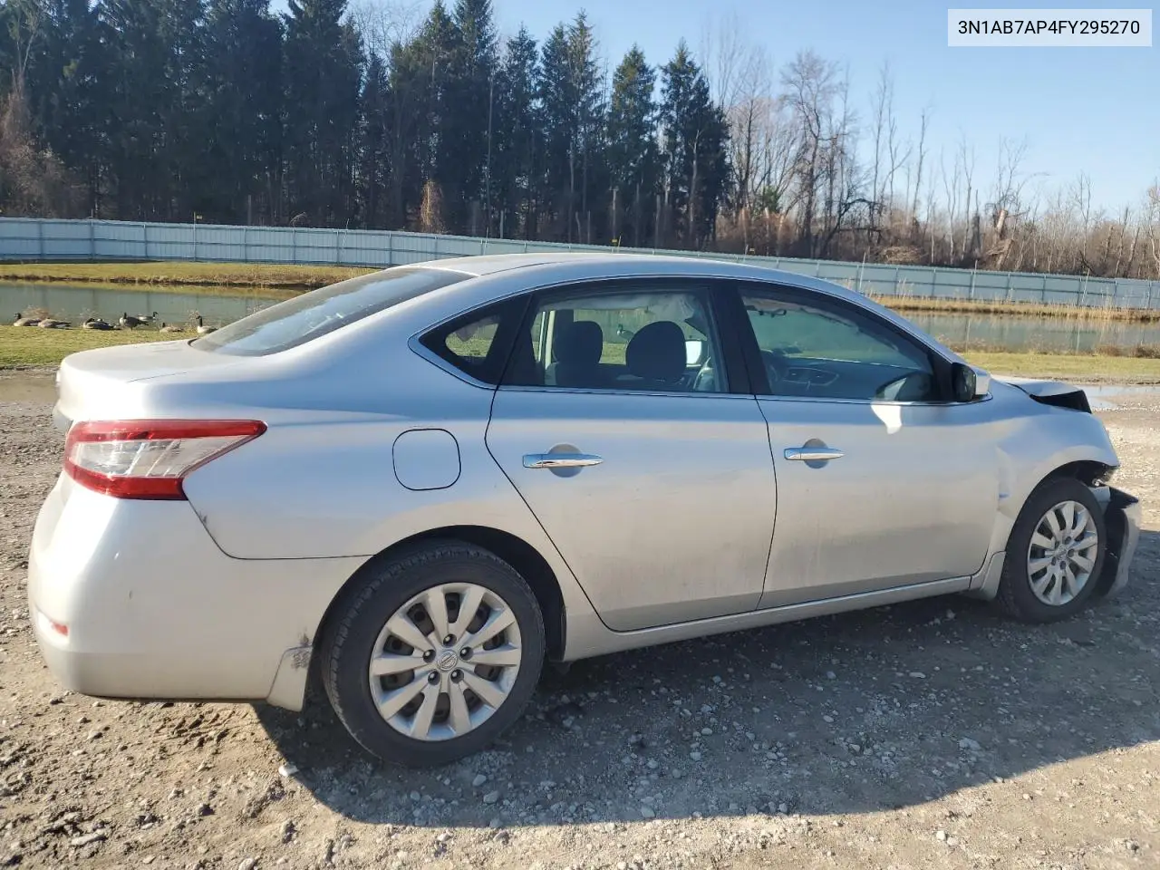 3N1AB7AP4FY295270 2015 Nissan Sentra S