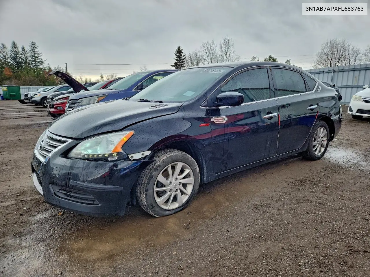 3N1AB7APXFL683763 2015 Nissan Sentra S