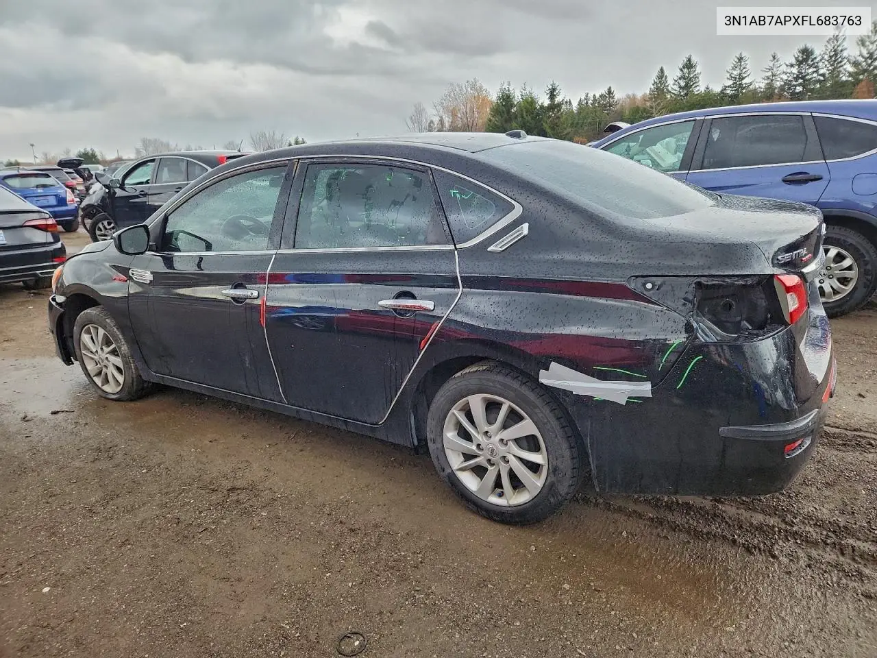 3N1AB7APXFL683763 2015 Nissan Sentra S