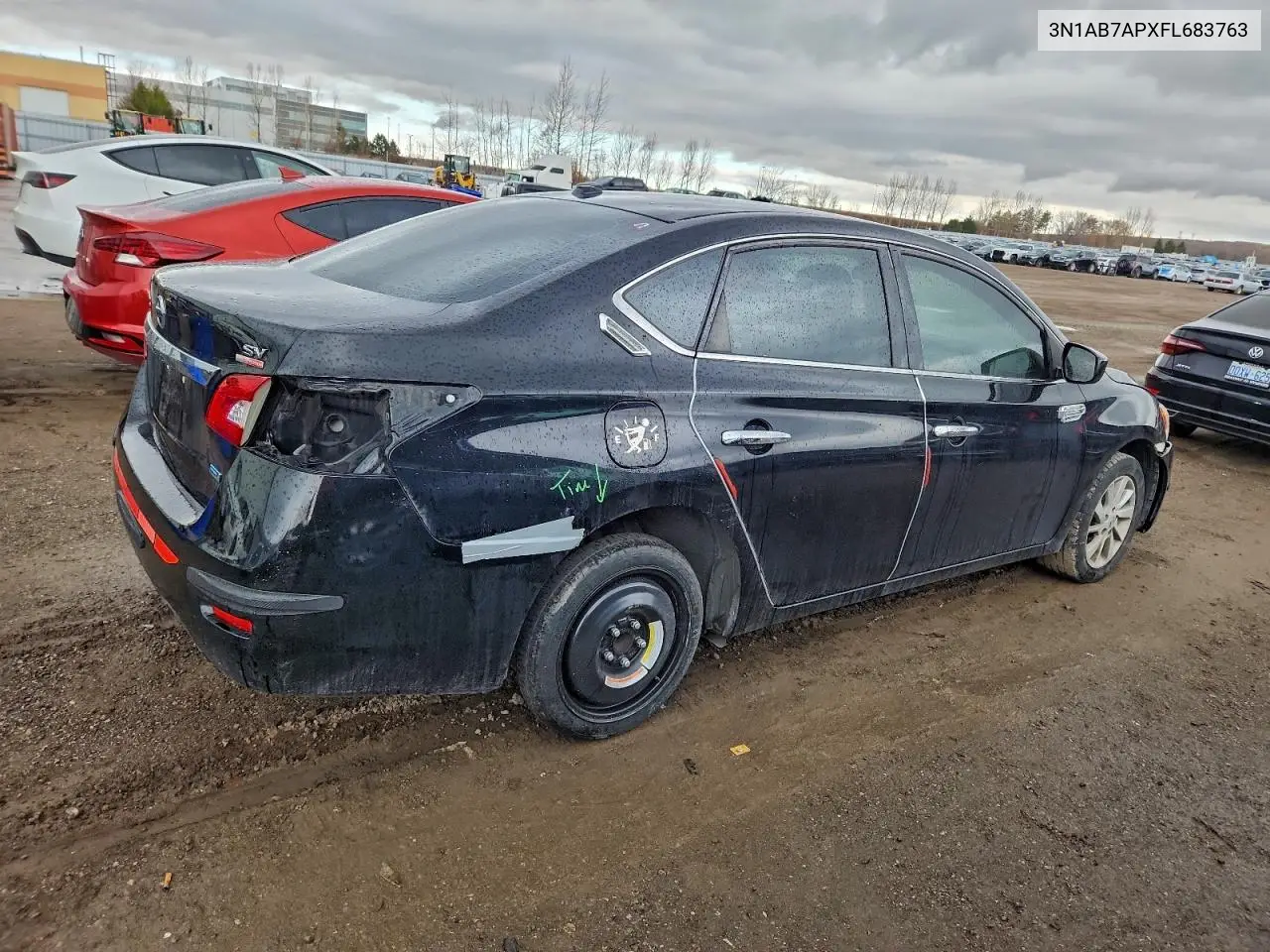 3N1AB7APXFL683763 2015 Nissan Sentra S
