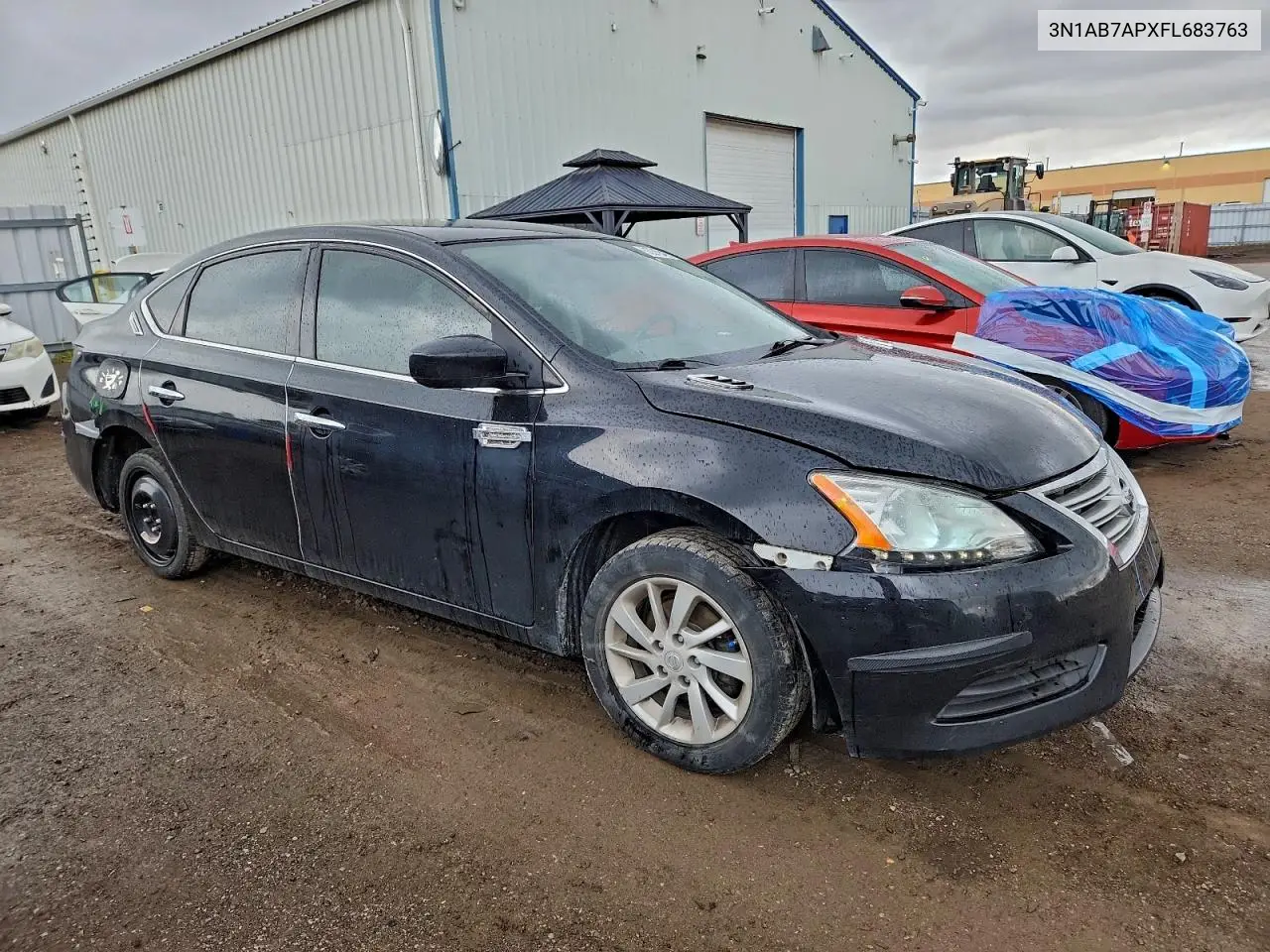 3N1AB7APXFL683763 2015 Nissan Sentra S