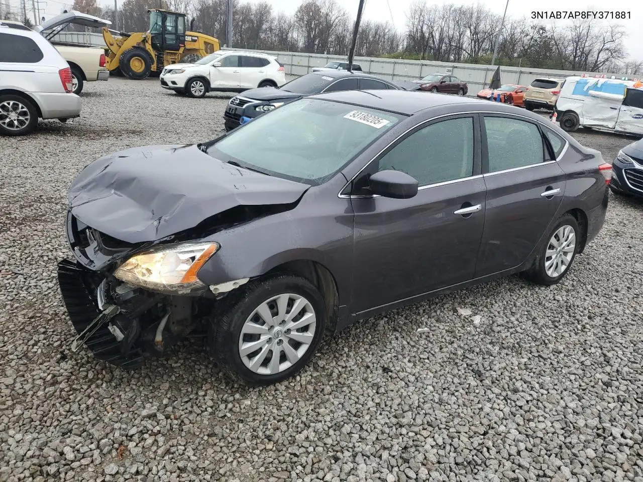 3N1AB7AP8FY371881 2015 Nissan Sentra S