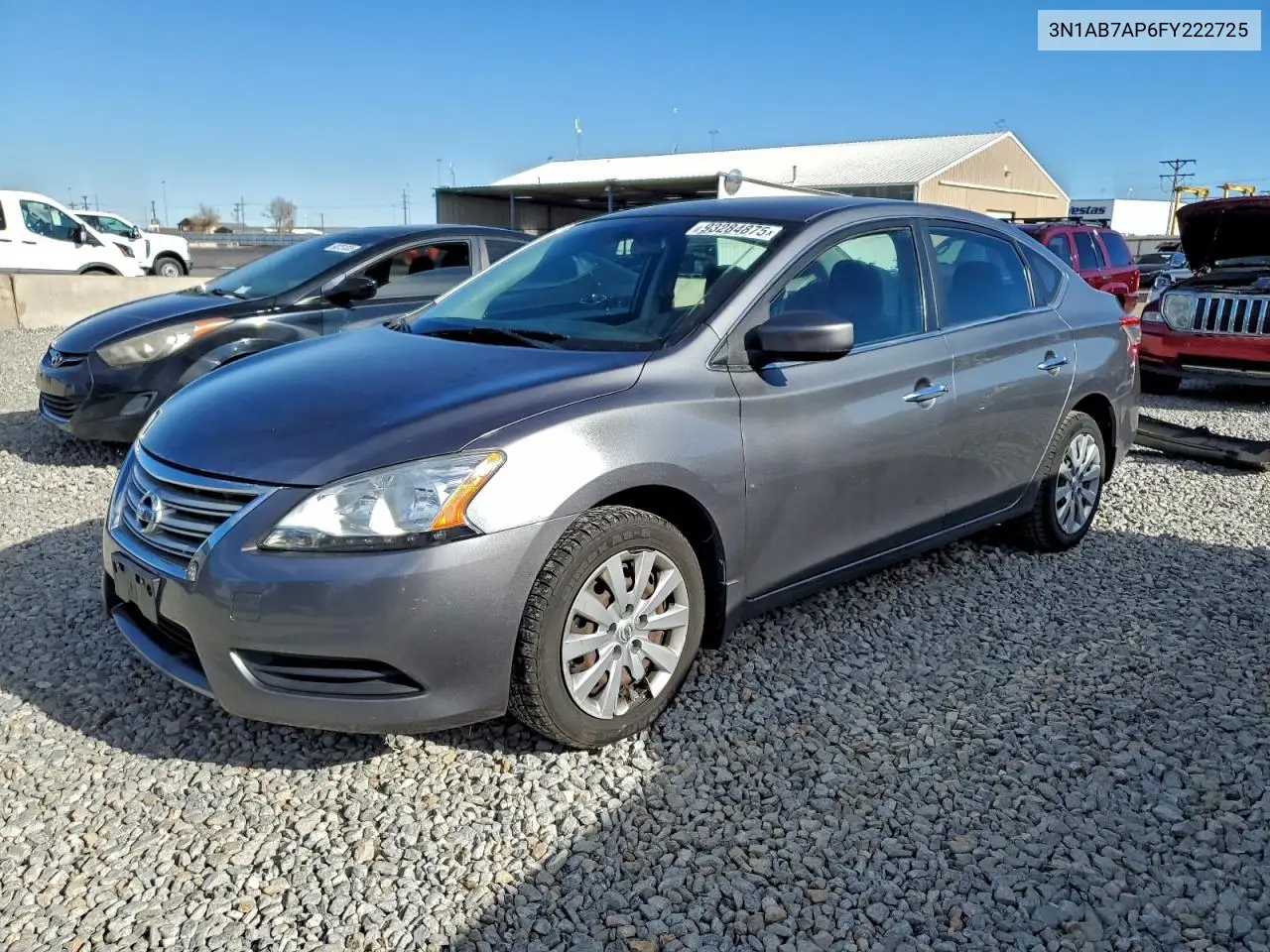 3N1AB7AP6FY222725 2015 Nissan Sentra S