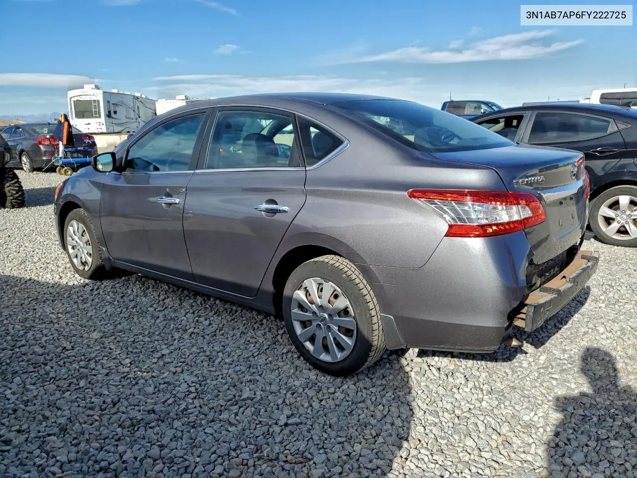 3N1AB7AP6FY222725 2015 Nissan Sentra S