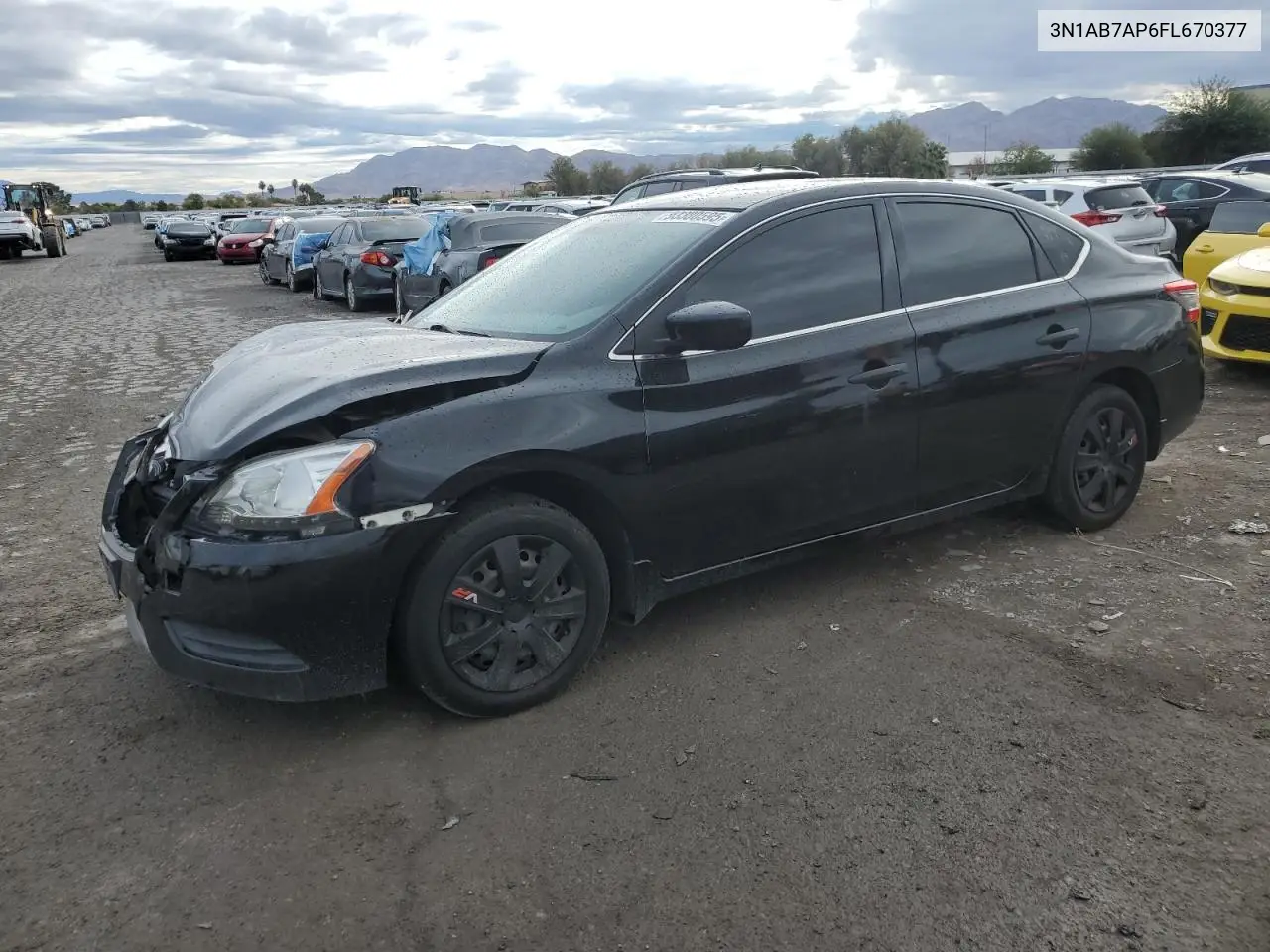 3N1AB7AP6FL670377 2015 Nissan Sentra S