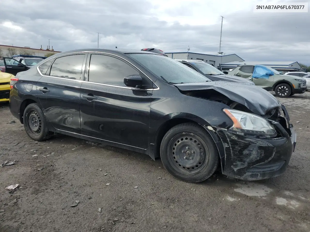 3N1AB7AP6FL670377 2015 Nissan Sentra S