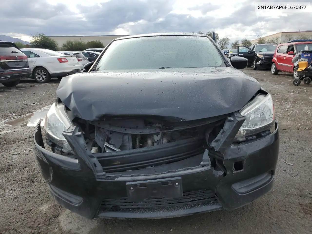 3N1AB7AP6FL670377 2015 Nissan Sentra S