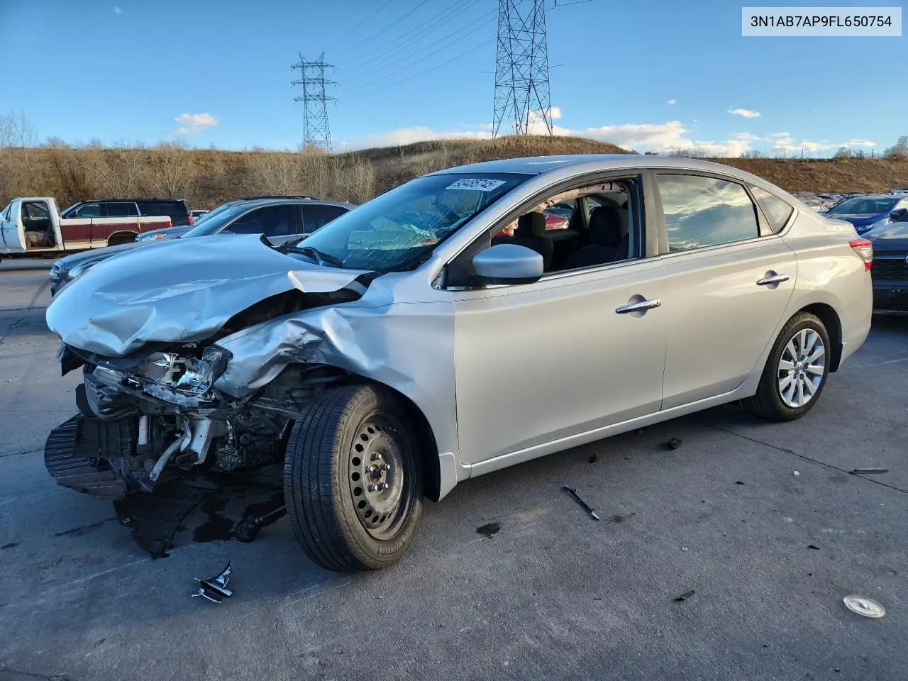 3N1AB7AP9FL650754 2015 Nissan Sentra S