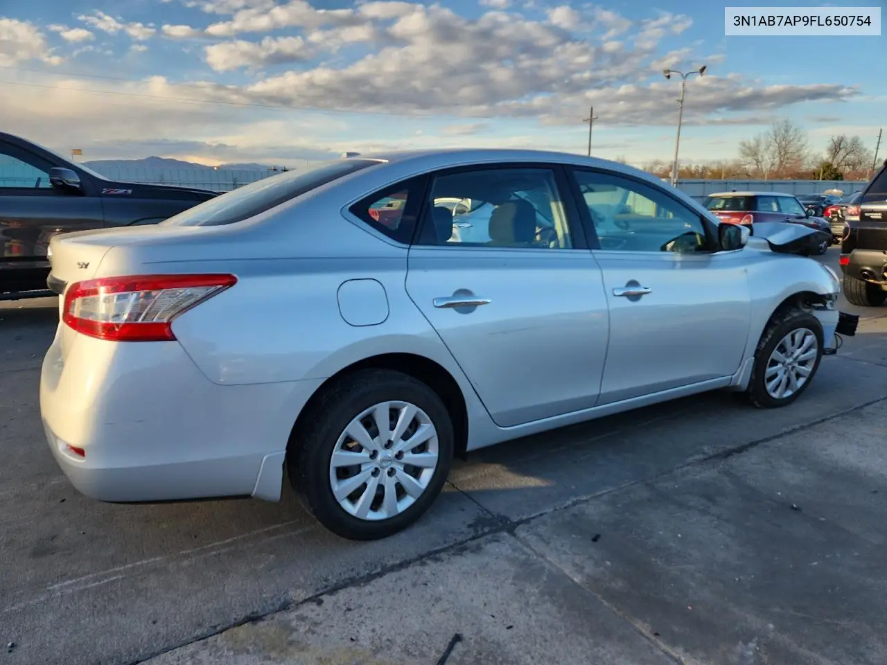 3N1AB7AP9FL650754 2015 Nissan Sentra S