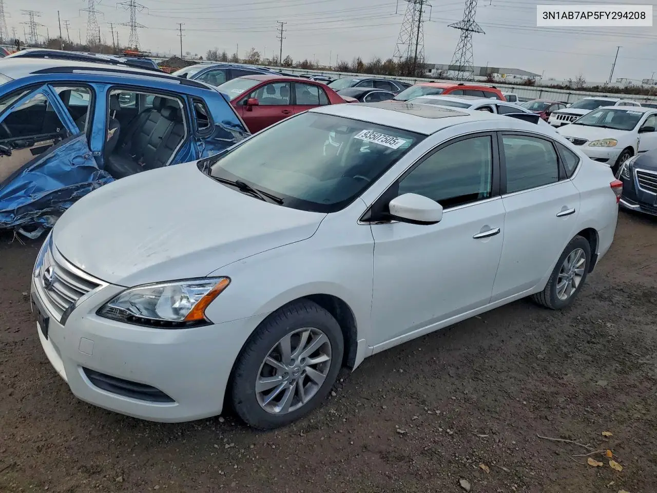 3N1AB7AP5FY294208 2015 Nissan Sentra S